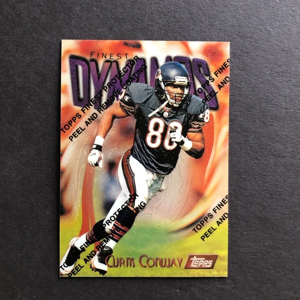Lot of 6 Topps NFL Trading Cards 1997 Topps Finest Set Football Card NM
